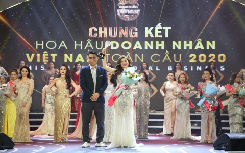 Cận cảnh nhan sắc gương mặt đăng quang “Người đẹp truyền thông” Hoa hậu Doanh nhân Việt Nam Toàn cầu 2020